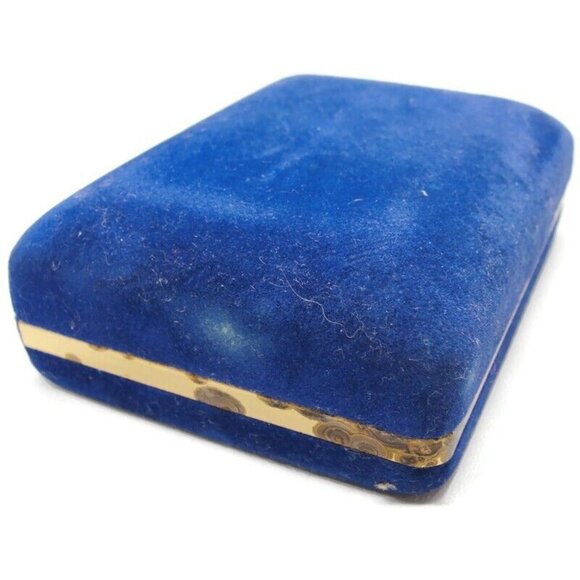 La Rue Mesh Rectangle Vtg Cufflinks Black & Gold Tone Tux Wedding Formal IOB - Picture 12 of 12